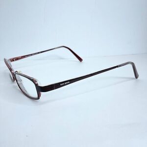 Kate Spade Eyeglasses Kay 01W1 Dark Burgundy Metal Frame Italy 49 16 135